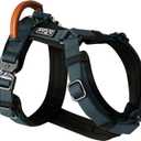 MADE TO ROAM Premium Explorer Harness - Y-Shaped Dog Harness with Adjustable Durable Nylon, Soft Padding, Metal Buckles and Leather Handle for Small, Medium, Large Dogs (Colorado Nightsky, Size 5)