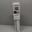 SHADEMOON Blackout Cordless Roller Shades for Windows,Free-Stop System Blind with Valance,Pull Down Room Darkening Indoor Shades,Thermal Insulated UV Blocking Fabric,Home Office(White,12" W x 72" H)