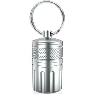 Pill Crusher & Cases, Medicine to Fine Powder, Stainless Steel Crushes Pills, Waterproof (Vitamin Crusher)