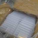 25 PCS Plastic Drawer Organizer Set, 4-size Clear Bathroom and Vanity Desk Drawer Organizer Trays, Non-Slip Versatile Storage Bins for Makeup Jewelry Office Kitchen Gadgets