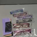 Gaoye 1.0 Reading Glasses for Women, 6 pack Fashion Readers for Women Men Spring Hinge Eye Glasses, Blue Light Reading Glasses (*C1 Mix Color)