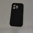 Vooii Compatible with iPhone 14 Pro Case, Liquid Silicone Upgrade [Camera Protection] [Soft Anti-Scratch Microfiber Lining] Shockproof Phone Case for iPhone 14 Pro 6.1 inch - Black