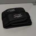 Hip Thrust Belt, Double Padded Glute Trainer with Non-Slip Design, Heavy Duty Weight Belt for Dumbbells, Kettlebells and Plates, Black