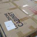 TokeShimi 36 x 32 Bathroom Medicine Cabinet with Lighted Mirror Tempered, LED Medicine Cabinet Mirror with 3 Colors Dimmable, CRI 80+, Anti-Fog, Memory Funtion, Wall Make up Mirror with Storage (Frontlight + sidelight)