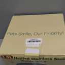 3.5L Heated Water Bowl, Stainless Steel Heated Dog Bowl with Digital Display and Adjustable Temperature, Heated Outdoor Pet Water Bowl Provides Warm Water for Dogs (Green)