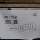 Signature Design by Ashley Willowton Shabby Chic Large TV Stand up to 60" with 3 Shelves and Fireplace Option, White