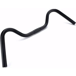 SENQI Road Bicycle MTB Handlebar Comfortable Vintage Highway Fixed Gear Handlebar M Aluminum Alloy Riser Bar (25.4mm x 540mm)