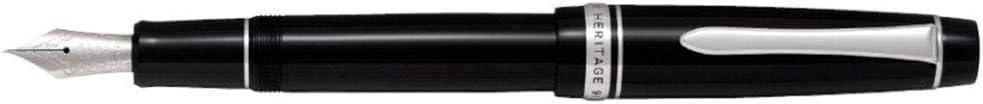 Pilot Fountain Pen Custom Heritage 912, Black Body, PO-Nib (FKVH-2MR-B-PO)