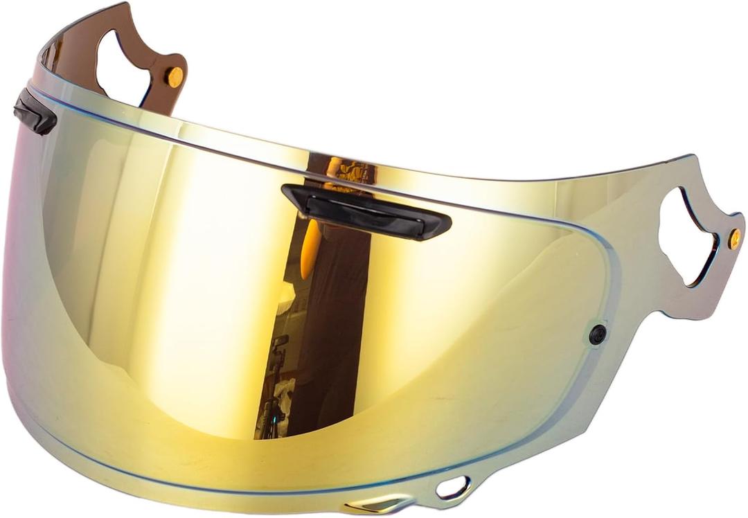 Soman Regent-X Visor Replacement, VAS-V MAX Vision Face Shields Visors Compatible with Regent-X VAS-V MAX Corsair-X Quantum-X Signet-X Dt-X Defiant-X UV Protection (Gold)