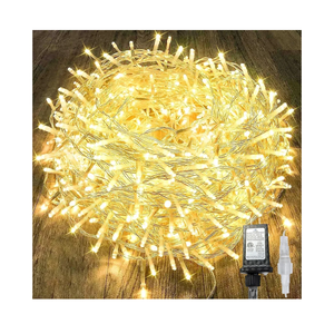 240LED 88Ft Connectable String Lights Indoor Outdoor Clear Wire | Warm White Christmas Lights | Twinkle Fairy Light Plug in with Timer for Bedroom Classroom Wedding Tree Patio Decor
