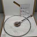 Modern Wall Clock Large Wall Clocks with Walnut Dial Silent Non-Ticking for Living Room Home Decor Bedroom Kitchen Office (Black)