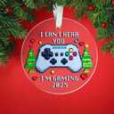 2 x Video Game Christmas Ornaments 2025, Gaming Ornament for Christmas Tree, Acrylic Hanging Decorations, Cute Handmade Holiday Decor Gifts for Gamers, Unique Home Accent, Gamer Gift Keepsake