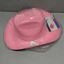 Funny Party Hats - Studded Cowboy Hat - Cowboy Costume Accessory (Pink)
