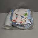 170pcs Ofishally One Party Plates Napkins Gone Fishing 1st Birthday Party Supplies Disposable Tablecloths Cups Banner for 24 Guests