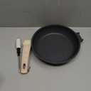 CAROTE Nonstick Frying Pan Skillet,Non Stick Granite Fry Pan Egg Pan Omelet Pans, Stone Cookware Chef's Pan, PFOA Free,Induction Compatible(Classic Granite, 8-Inch) (Black)