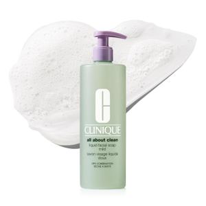 Clinique 3-Step All About Clean Liquid Gentle Facial Cleanser Soap For Dry Combination Skin | Type 2