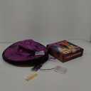 Twinkle Star 8 Pcs Lighted Hanging Witch Hats, Halloween Decorations Lighted Witch Hats with Remote Control String Lights, Battery Powered with 8 Lighting Modes for Garden, Yard, Tree