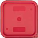 Cambro Medium Polyethylene Square Lids, fits 6 and 8 qt. containers, Pack of 6