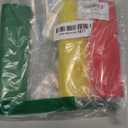 Set of 4 Single Sided 8x6 Inches Solid Golf Polyester Flag - Mini Putting Green Flags for Backyard Practice in 420D Nylon - Small Banner Solids with Tube Inserted - Solid Flags for Indoor or Outdoor