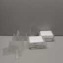 Acrylic Sign Holder 4x6, 20 Pack Clear Table Vertical Double Sided Table Menu Display, Plastic Desktop Picture Frames Stand Acrylic Paper Holder Tabletop Sign Holder for Wedding Office Show Fair