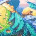 Modern Merch Birds Diamond Art for Adults, Peacock Feather Landscape 5D Diamond Painting for Adults, DIY Bird Decor Cross Stitch Gem Art Full Round Drill 12x16