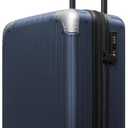 LEVEL8 Carry on Luggage Airline Approved, Hardshell Suitcases with Spinner Wheels, PC Expandable Luggage, 20 Inch, Blue