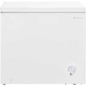 Arctic Wind 7-cu. ft. Compact Chest Freezer, Additional Frozen Storage for Bulk Food, Meat, Ice Cream, for Use in Garage, Office, Mini Bar in White