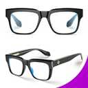 VISOONE TR90 Square Blue Light Blocking Glasses Fashion Computer Eyewear for Women and Men RANDI