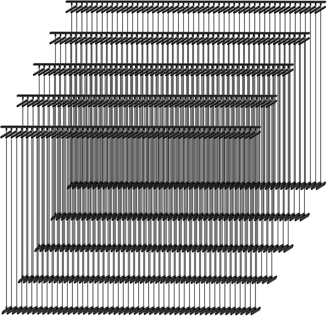 5000 Pieces Standard Tagging Fasteners Standard Tag Pins Plastic Regular Garment Clothing Price Tag Label Standard Tagging Barbs (Black, 3 Inches)
