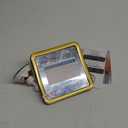 MIRRORVANA Fogless Shower Mirror for Shaving with Improved Suction and 360 Swivel - Unbreakable Fog Free Mirror for Men and Women - 6.3" x 6.3" (Gold)