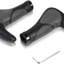 Mountain Bike Grips Bicycle Handlebar Grips, Ergonomic Design Bicycle Grips Anti-Slip Rubber Bike Handlebar Grips for Bike Mountain Road MTB (cow horn)