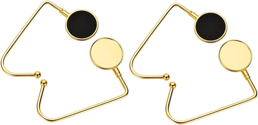 GANAZONO Christmas Stocking Holders Metal Hooks 4pcs Mantel Hangers Fireplace Wall-Mounted Multipurpose Stocking Hangers for Holiday Decorations