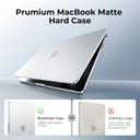 BlueSwan Matte Case for MacBook Pro 14 M5 M4 M3 M2 M1 Pro/Max 2026-2021, Compatible A3426 A3427 A3434 A3401 A3112 A2992 A2918 A2779 A2442, Hard Shell Protective Cover, Matte Clear
