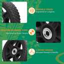 HQPASFY 7 Inch Lawn Mower Wheels 2 Pack 7" Push Lawn Mower Wheels with Bolts & Nuts kits Fit Most Standard Push Lawn Mowers Garden Trucks Garden Carts Generator Hand Trucks Lawn Tractors (7"1.5")