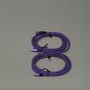 USB A to USB C Cable 6ft, 2-Pack, 3A Fast Charging Type C Charger Cord for iPhone 17 16 15 Pro Max 16e 17 Air, Samsung Galaxy S25 S24 S23 S22 S21 S20 A17 A16 A56 A55 Flip Fold, Purple