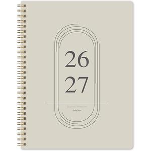 Monthly Planner 2026-2027 - 2 Year Monthly Planner Calendar 2026-2027, Jan. 2026 - June 2027, 7.3" * 9.5", 18 Months Calendar Planner with Waterproof Cover＆Spiral Bound, for Office, School Home Planning - Green 3Pack