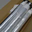 Aodaer 39.4 Inch Clear Wedding Umbrella with Foldable Storage Box