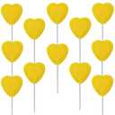 480-Count Lemon Double Heart Lollipops Double Heart Shaped Flavored, Individually Wrapped 18 Gram Lollipop (EXP 06/08/27)