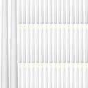 Funtery 48 Pcs Flameless LED Taper Candles 11 Inch Battery Operated Flickering Candles Bulk for Christmas Church Wedding Party(White, Classic Style)