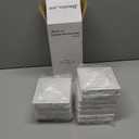 SIEDiNLAR 4x4 Pyramid Post Caps Waterproof Outdoor 4x4 Post Cover, Fits 4x4 3.5x3.5 Vinyl Wood Posts for Fence Deck Mailbox Patio (White, 12 Pack)