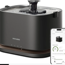 Cat Water Fountain Stainless Steel, 138fl.oz / 4.1L Wireless Cat Fountain, Pet Water Dispenser Cordless for Cats & Dogs Indoor