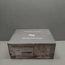 20" Gold Fandelier Ceiling Fan with Light, Flower Crystal Chandelier Ceiling Fan with Light and Remote Control, Modern Caged Enclosed 6 Speeds for Girl's Bedroom, Nursery, Living Room