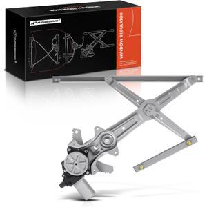 A-Premium Power Window Regulator with 2-Pin Motor Front Driver Side Compatible with Honda CR-V 2012-2016, Without Auto Up/Down and Anti-Pinch Function