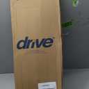 Drive Medical RTL10365-ADJ Adjustable Lightweight Folding Cane with Seat, Black