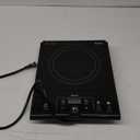 Mueller RapidTherm Portable Induction Cooktop, 1800W Hot Plate Electric Stove Top Burner. 8 Temp Levels, Auto-Off & Pot Detection, LED Display, Child Lock, 4 Programs, Burners for Cooking