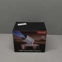 Projector with WiFi and Bluetooth, Mini Projector, 4K 1080P Support Portable Wireless Movie Projectors 220 Rotatable 130'' Screen Auto Keystone Compatible with HDMI/iPhone/TV Stick for Bedroom Indoor (White)