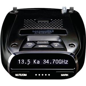 Uniden DFR7 Super Long Range Wide Band Laser/Radar Detector, Built-in GPS w/Mute Memory, Voice Alerts, Red Light & Speed Camera Alerts, OLED Display, Black