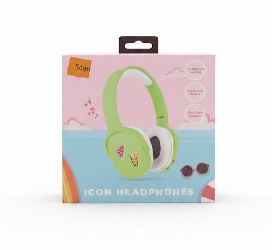 Icon Headphones Green