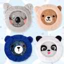 Boo Boo Ice Packs for Kids w/Ultra Soft and Fun Sleeves | Kids Ice Packs for Boo Boos with Cover | Hot and Cold Therapy Reusable Ice Packs for Injuries Kids 3-Pack (Panda)