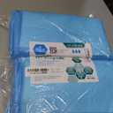MED PRIDE Disposable Chux Pads 23in X 36in, Super Absorbent Bed Pads for Incontinence, Underpads for Adults, Kids, Pets (50 Count (Pack of 1) Blue/White)